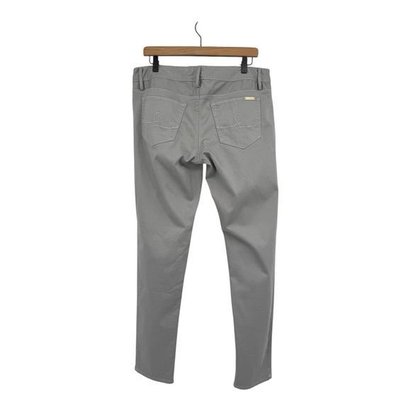 Lilly Pulitzer Worth Jeans in Palm Beach Grey Season-less Soft Stretchy Size 12 - Picture 6 of 15